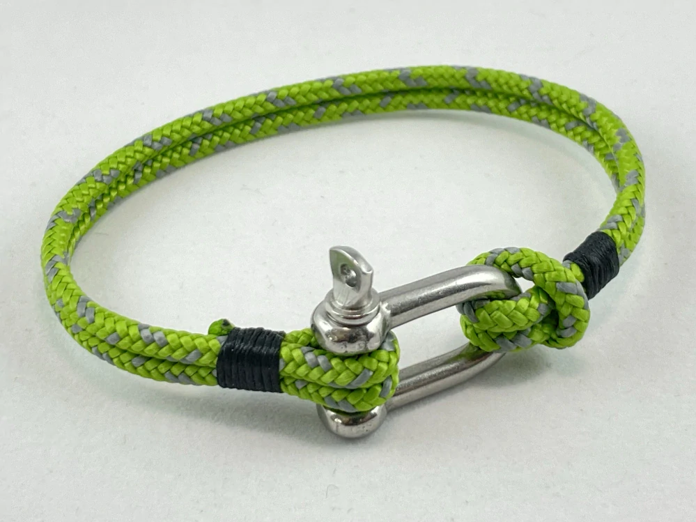 Náramek Zelený Shackle