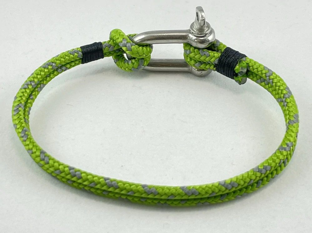 Náramek Zelený Shackle