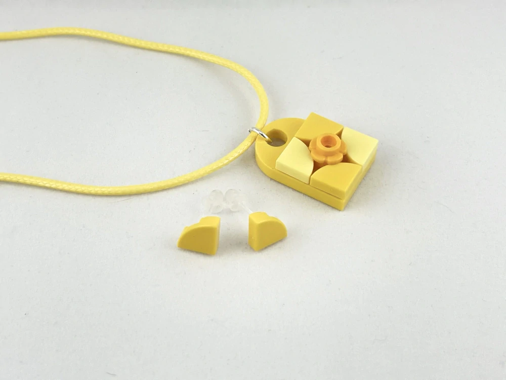 LEGO Set Žlutý Náhrdelník Náušnice