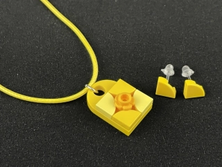 LEGO Set Žlutý Náhrdelník Náušnice